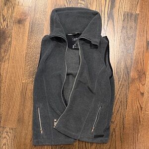 Calvin Klein Charcoal Fleece Vest